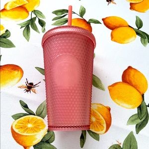 Brand New Starbucks Pink Lemonade Jelly Studded 2022 Cup! NWOT